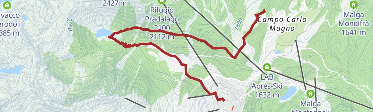 Route map: Nambino - Zeledria